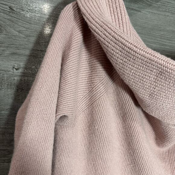 NWT Leith Pink ribbed off the shoulder sweater womens 2XL XXL Nordstrom - Picture 4 of 11